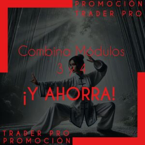 Combina y Ahorra:<br>«Plan Trader Pro»<br>Módulos 3 y 4 100% en Vivo<br>(24 clases -36 horas – 4 semanas)<br> Costo por hora de clase: $7.78!!